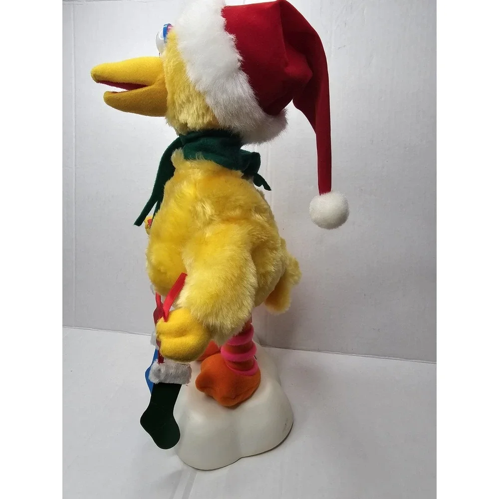 Vintage Christmas Animated Big Bird Figure Sesame Street 1999 Telco 15